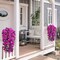 2 pcs Artificial Faux Bougainvillea Flowers Plants for Outdoor Outside Summer Decoration, Fake Silk UV Resistant Long Trailing Vines